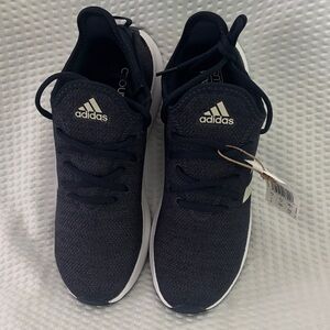 Adidas Cloudfoam Pure Dark Blue Knit Sneakers Women’s Size 7